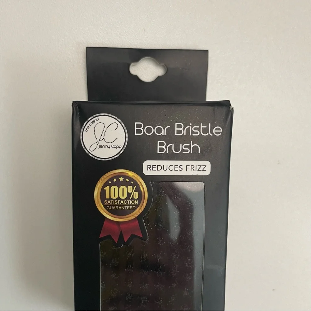 Jenny Capp Brush Boar Bristle Wood Handle Conditions Stimulates Scalp Unisex